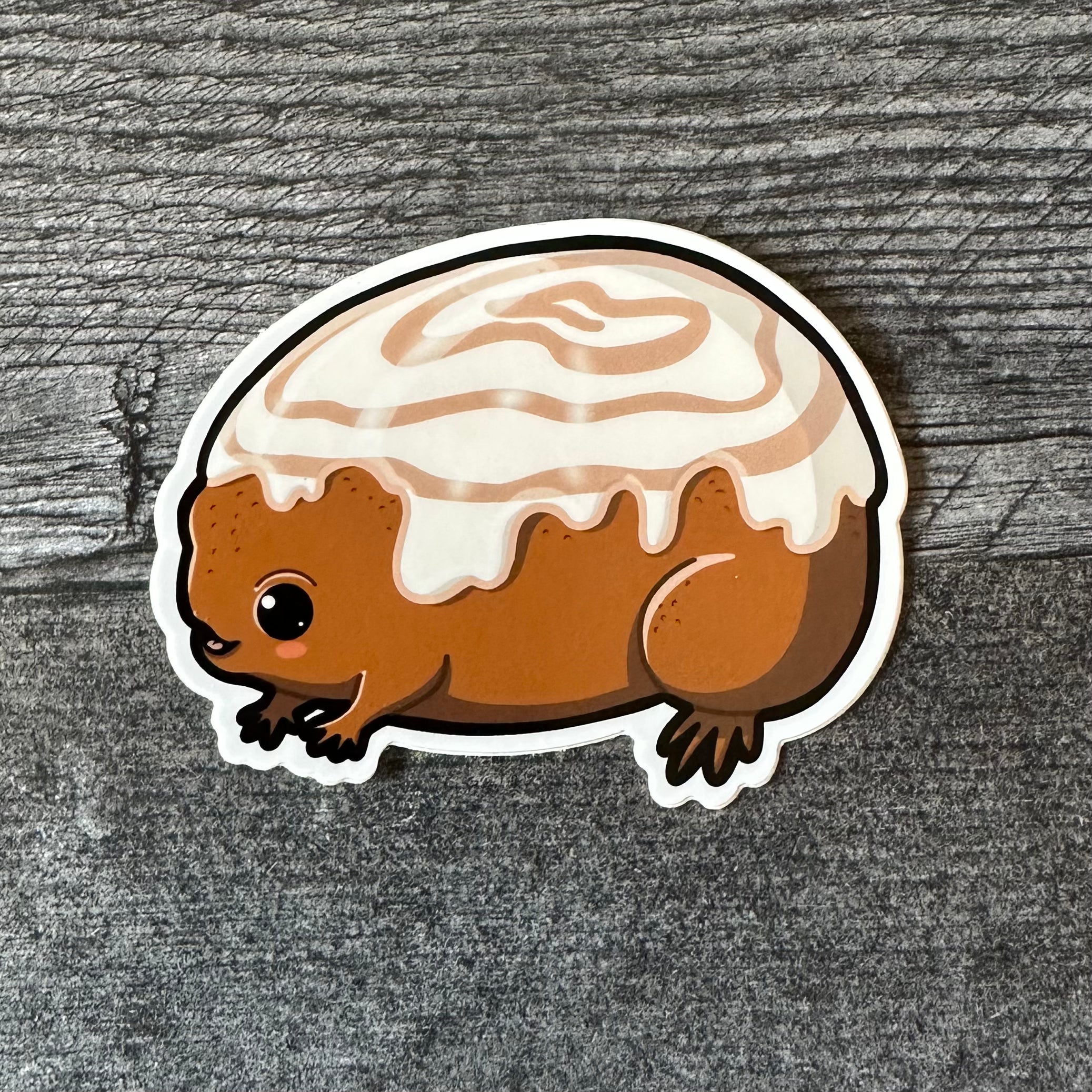 Cute Cinnamon Roll Toad Sticker – Mega Kawaii Cuties