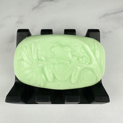 Tree Frog and Flower Soap Bar