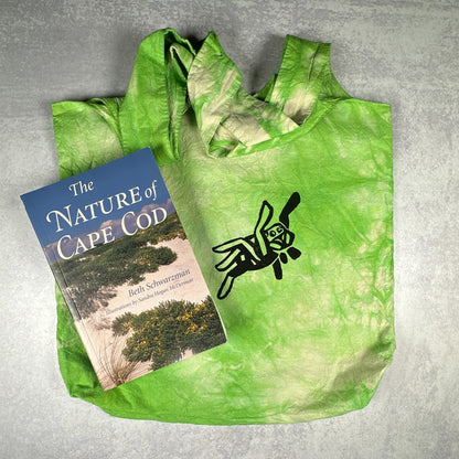 Neon Green Tie-dye JUMPing Spider Tote Bag - The Serpentry