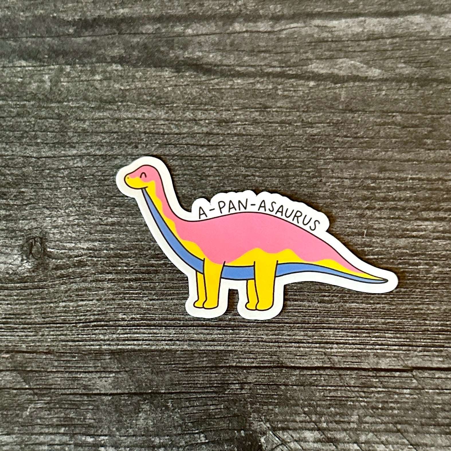 A-Pan-Asaurus | Pan Dinosaur Sticker