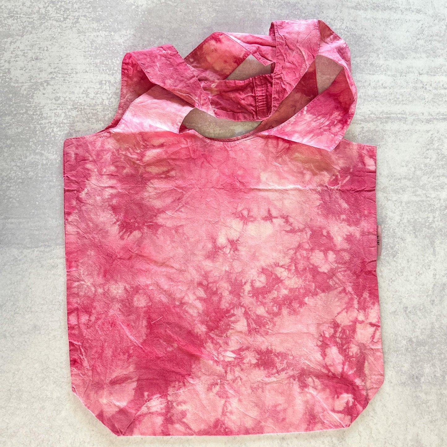 Red/Pink Tie-dye Kenyan Sand Boa Tote Bag - The Serpentry