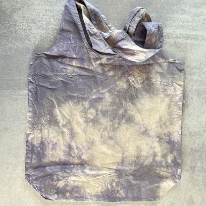 Light Purple Tie-dye Rough Scale Sand Boa Tote Bag - The Serpentry